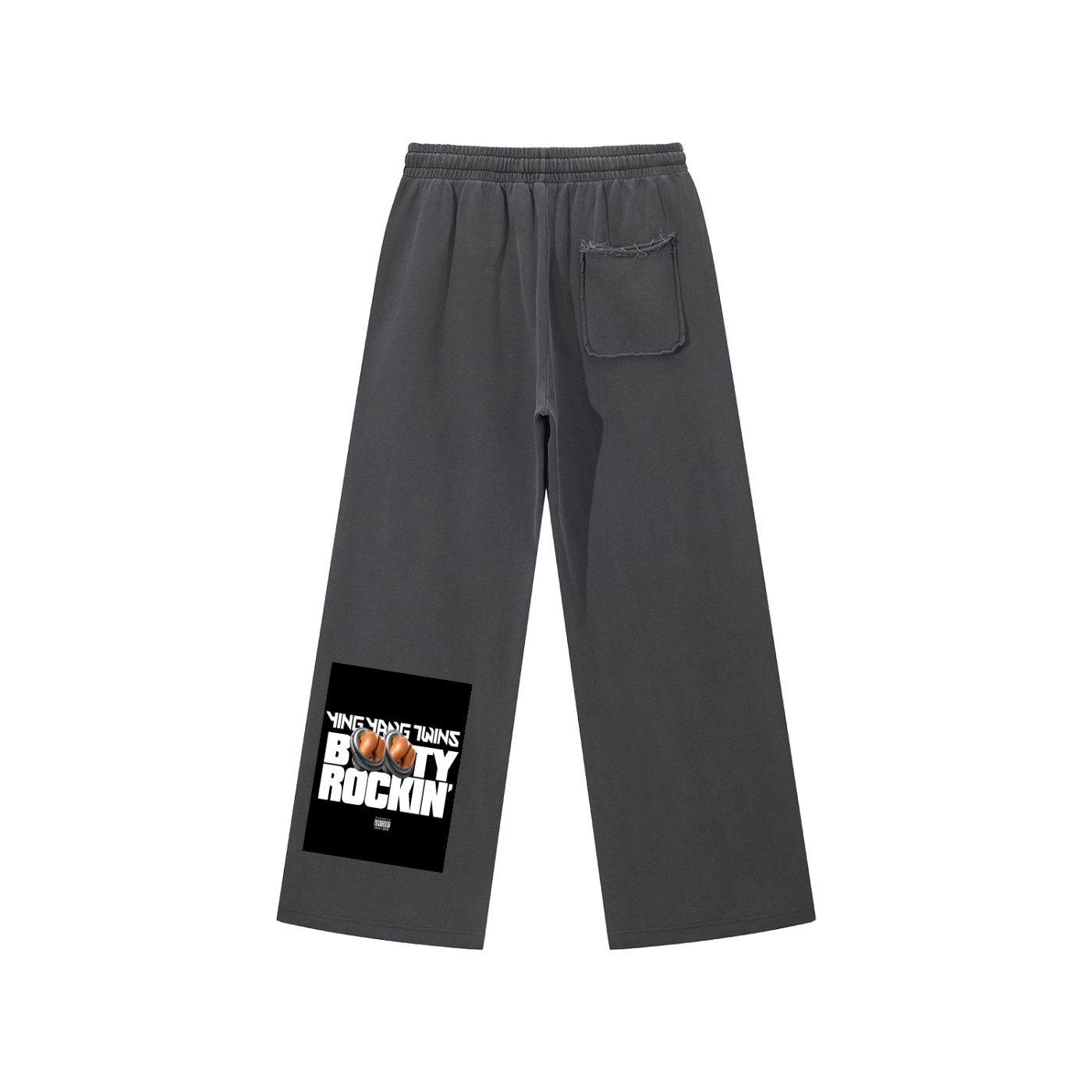 Snow Washed Raw Edge Sweatpants
