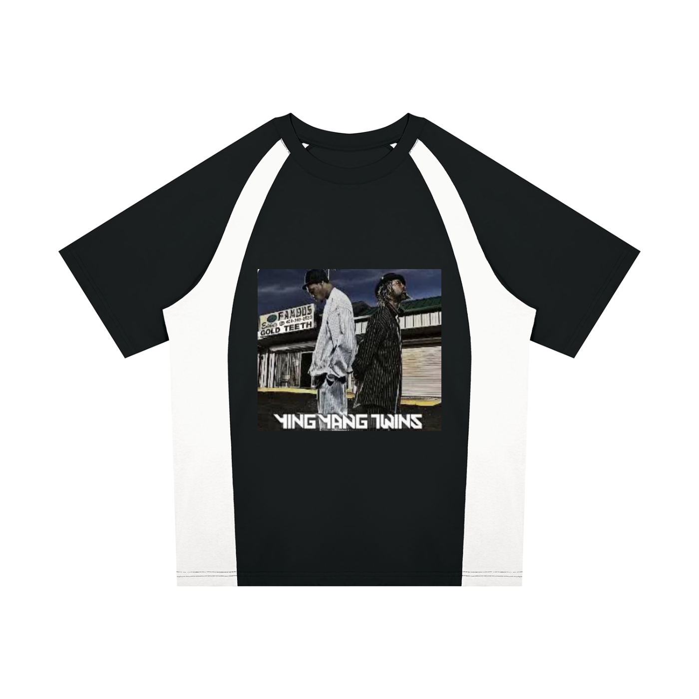 Unisex Raglan Color Block T-Shirt