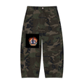 Men’s Camo Barrel Leg Cargo Pants