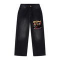 Men's Vintage Wash Wide Leg Jeans